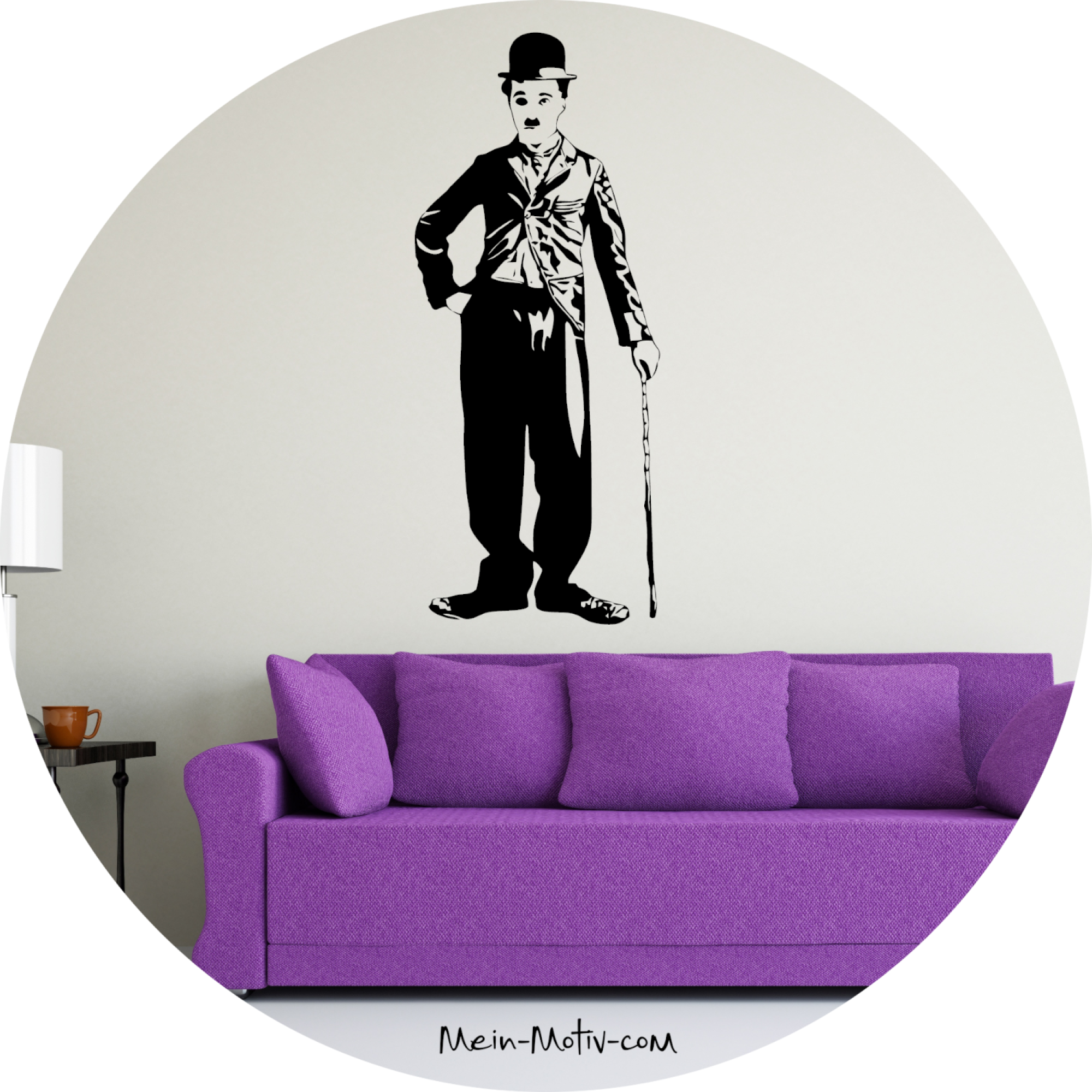 Wandtattoo 46090 Charlie Chaplin